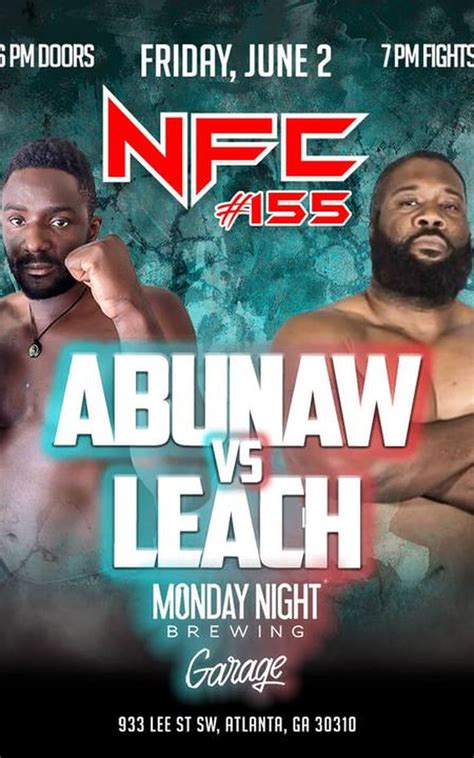 NFC 155: Marcus Leach II vs Ose Abunaw 